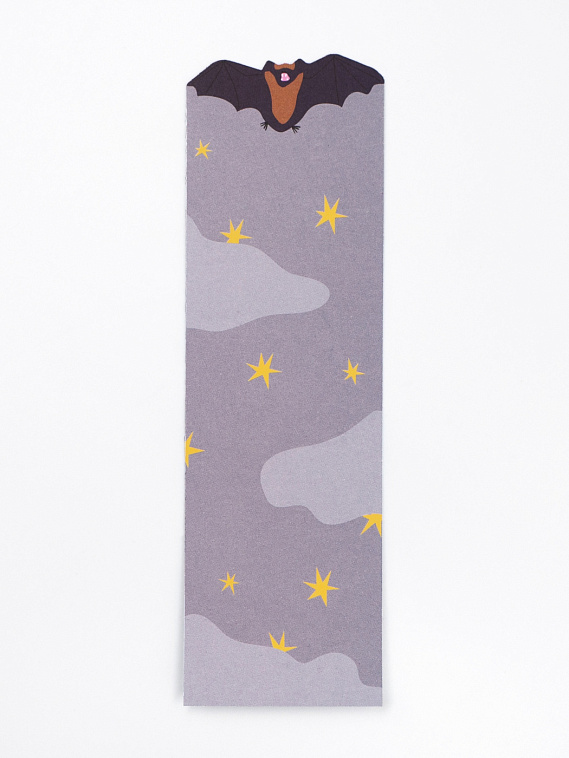 Закладка фигурная "ЗМ. Летучая мышь" 606x758